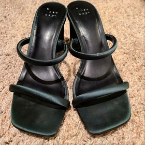 A New Day  Forest Green Heels